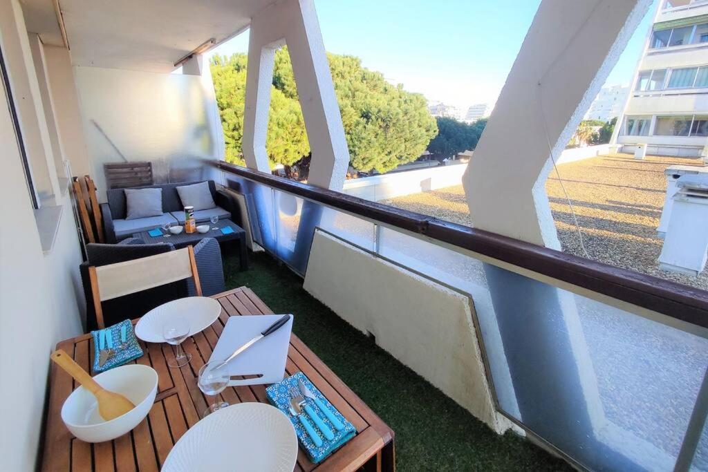 Grand Voile - Hyper Centre, Climatisation, Vue Panoramique Sur L'Architecture De La Grande Motte Apartment Bagian luar foto